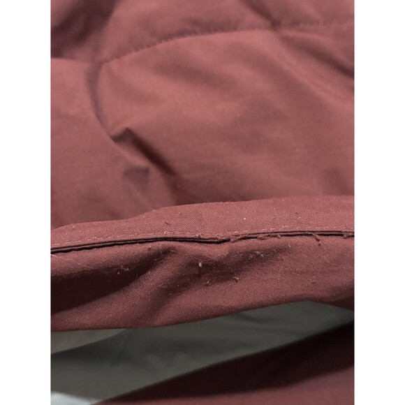 Brunello Cucinelli Wool Silk Cashmere Down Hooded Vest Size XL Maroon *READ* - Picture 15 of 16